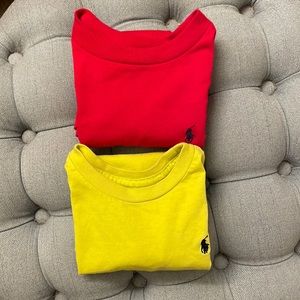 Ralph Lauren toddler s/s T-shirt bundle ❤️💛